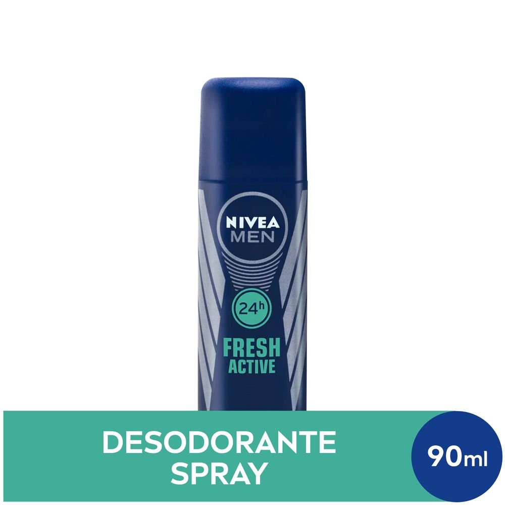 Desodorante Spray Nívea Fresh Active 90ml 6 unidades ÚNICO