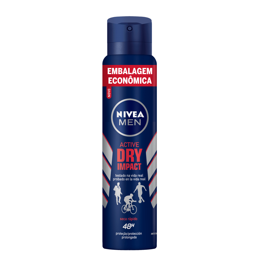 NIVEA Men Desodorante Antitranspirante Aerosol Dry Impact 200ml