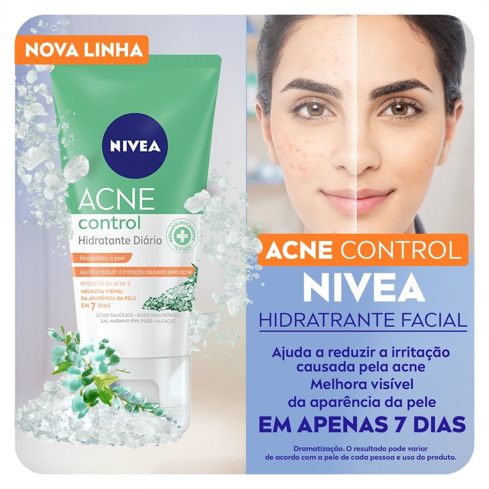 NIVEA Hidratante Facial Acne Control 50ml 50ml 3