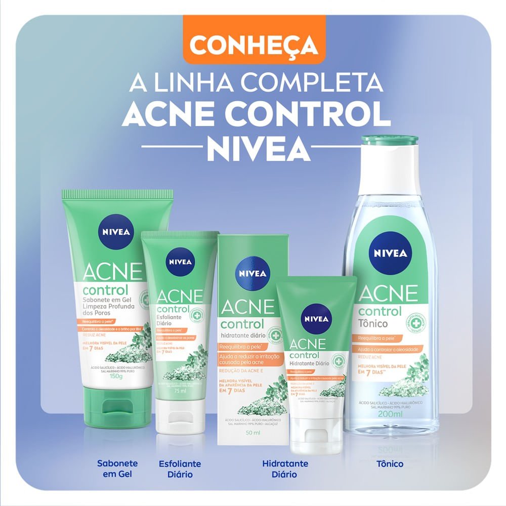 NIVEA Hidratante Facial Acne Control 50ml 50ml 8