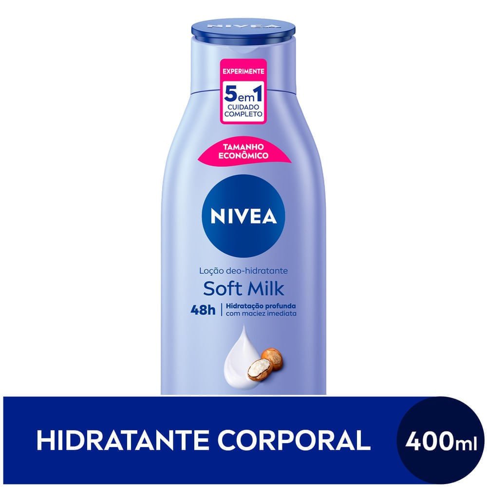 Hidratante Desodorante NIVEA Soft Milk 400ml