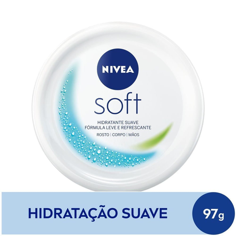 NIVEA Creme Hidratante Soft 97g 97g 1