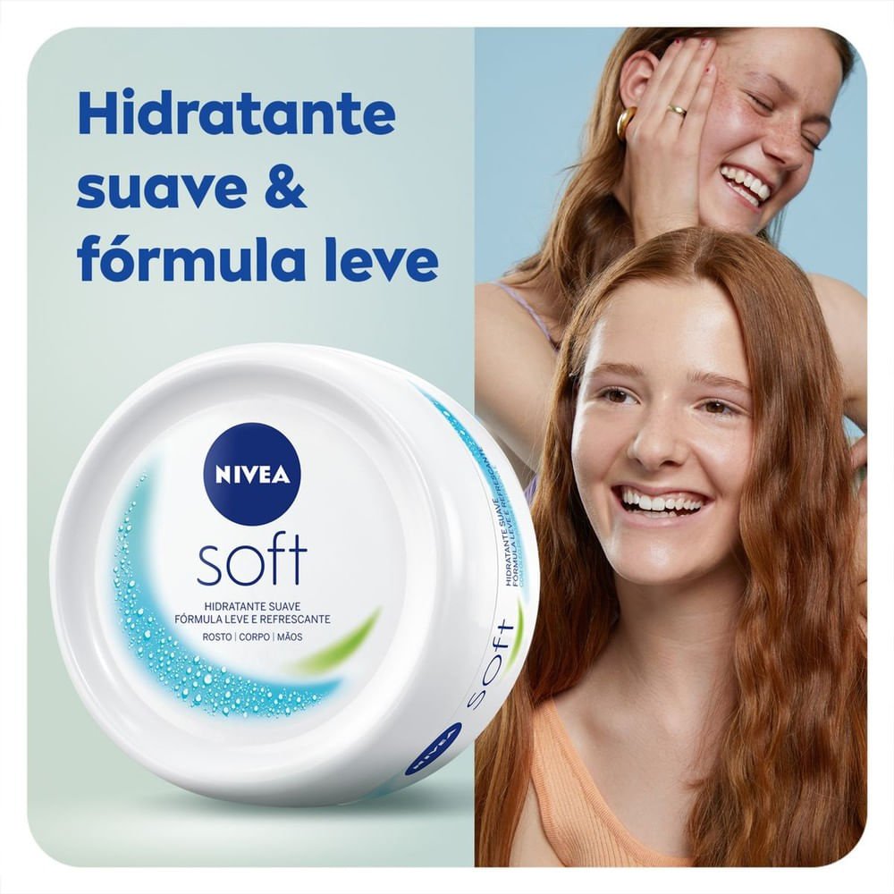 NIVEA Creme Hidratante Soft 97g 97g 2