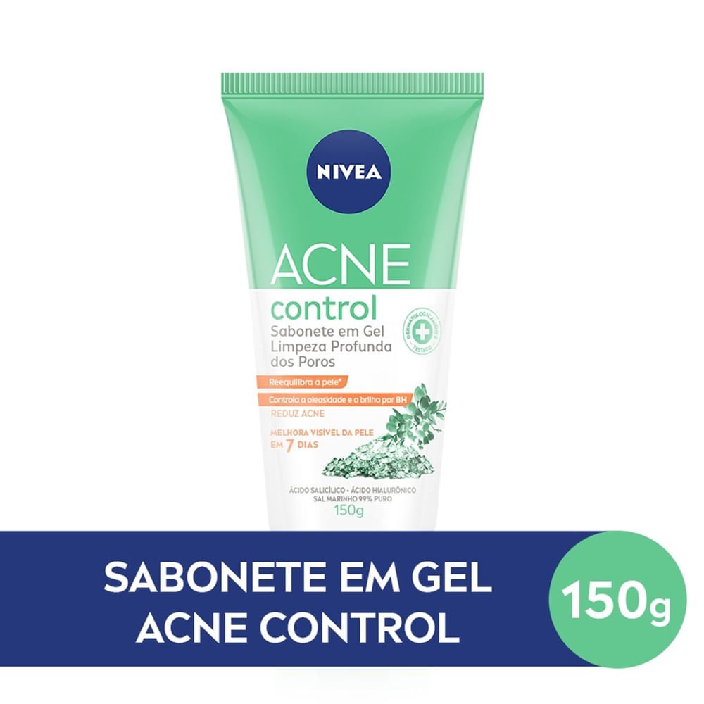 NIVEA Sabonete Facial em Gel Acne Control 150ml 150ml 1