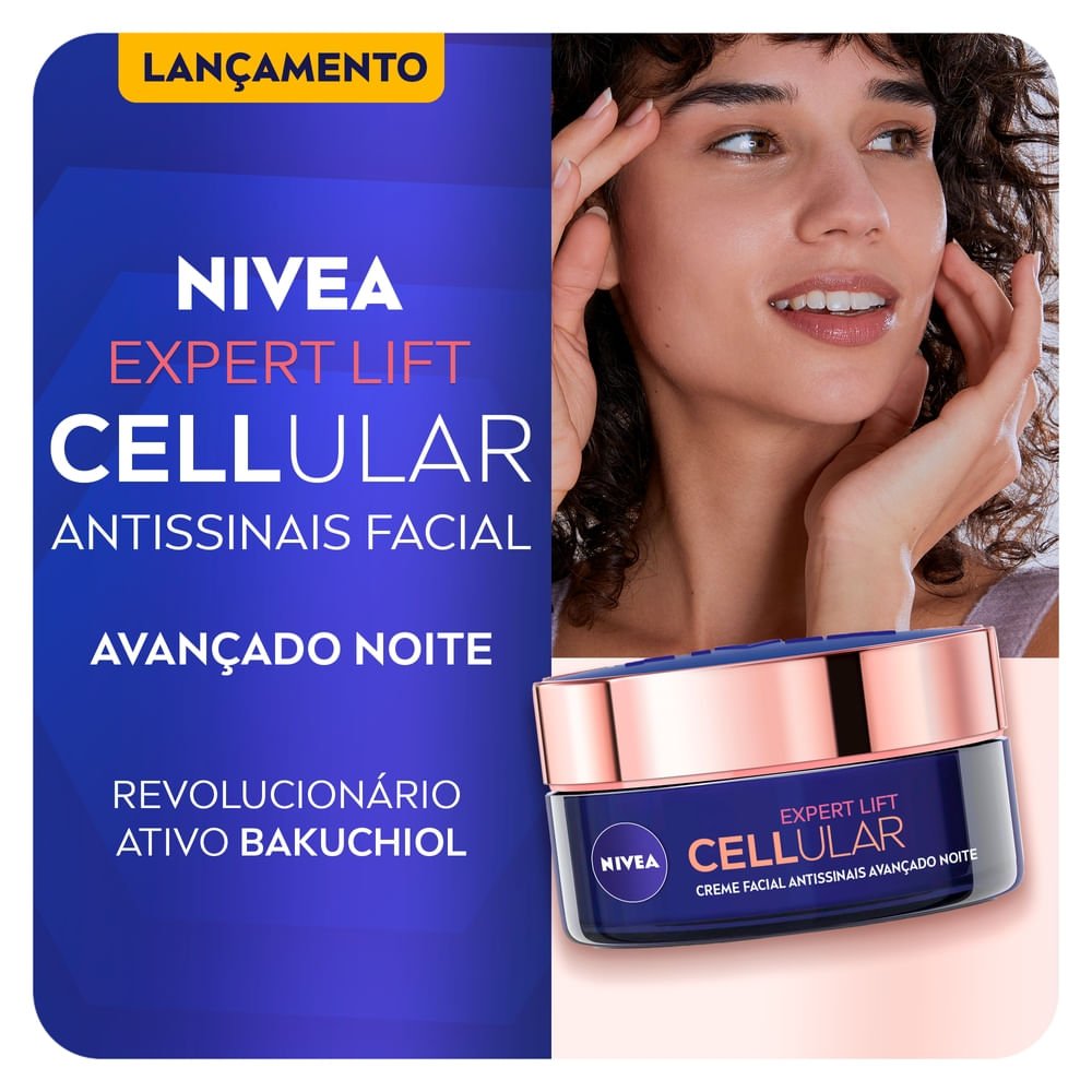 Kit Nivea Cellular Expert Lift Antissinais Dia Fps30 50Ml + Cellular Expert Lift Antissinais Noite 50Ml + Ganhe Necessaire ÚNICO 6