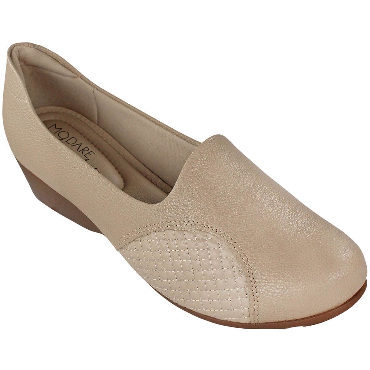 Sapato Feminino Modare Anabela Bege Bege 2