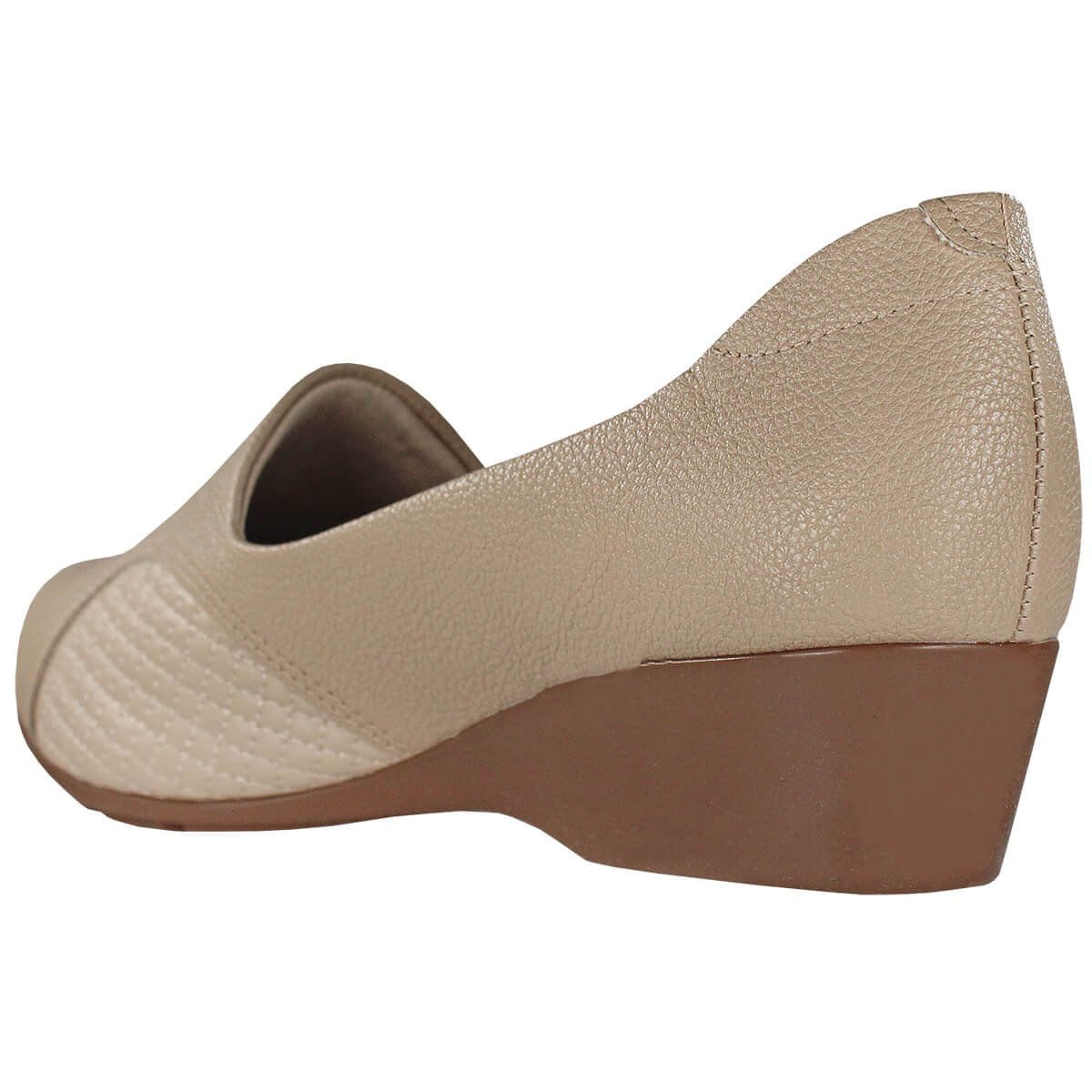 Sapato Feminino Modare Anabela Bege Bege 3