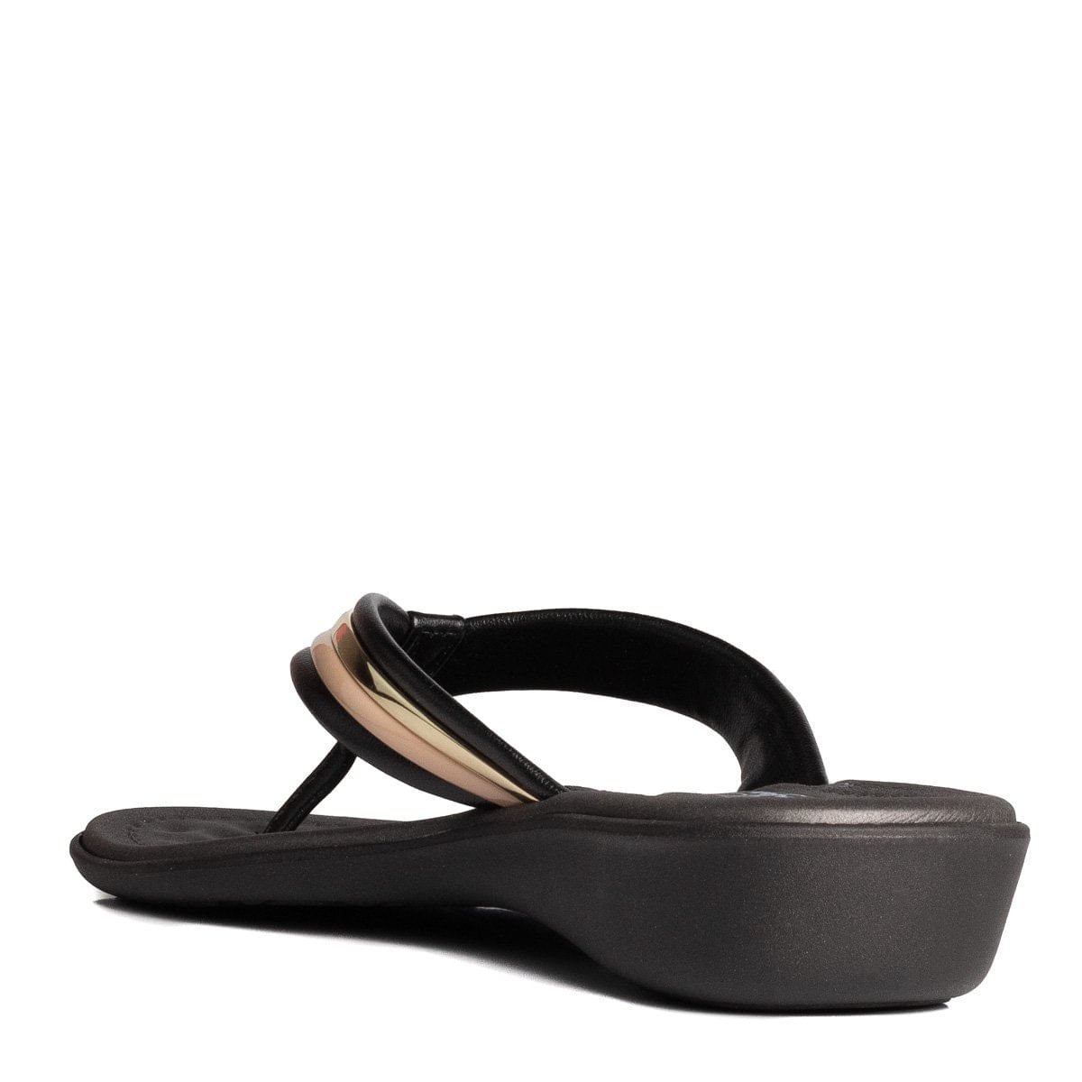 Chinelo Feminino Beira Rio Rasteira Preto Preto 3