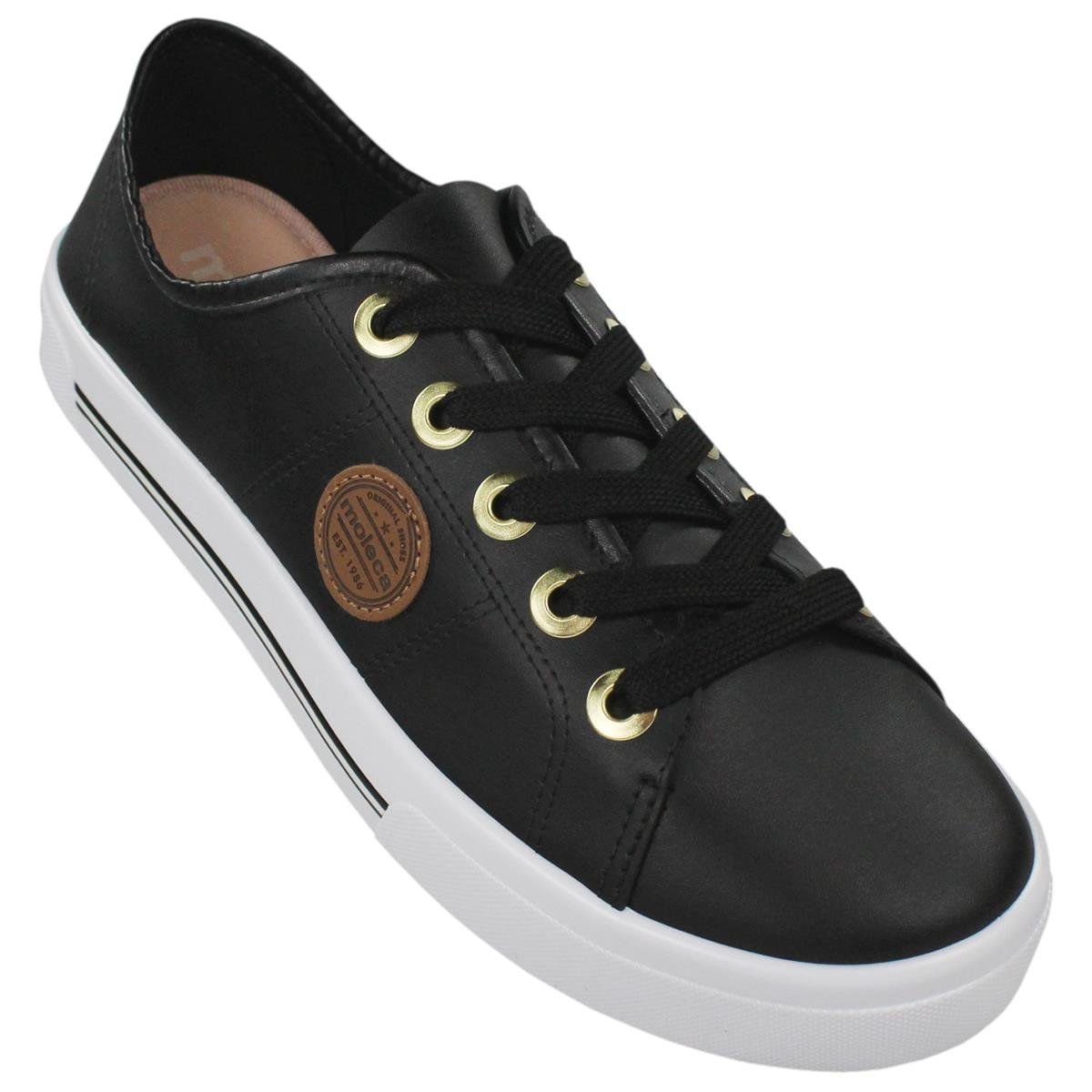 Tênis Moleca Feminino Preto Preto 2