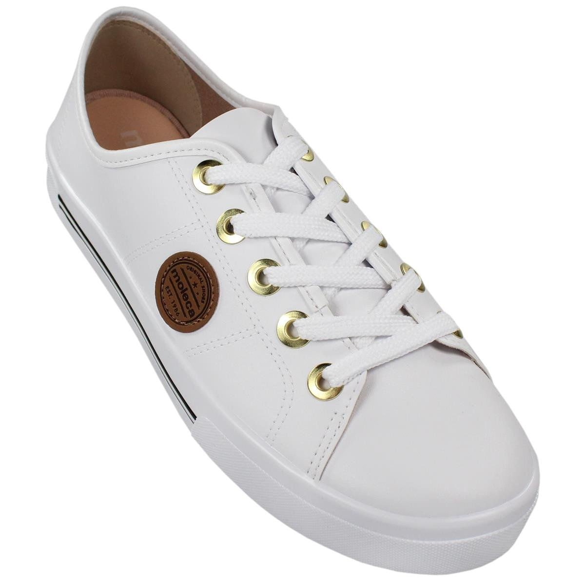 Tênis Moleca Feminino Branco Branco 2