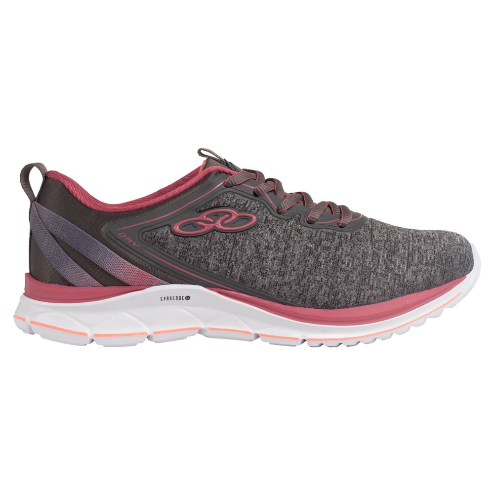 Tênis Feminino Olympikus Day Chumbo Cinza 1