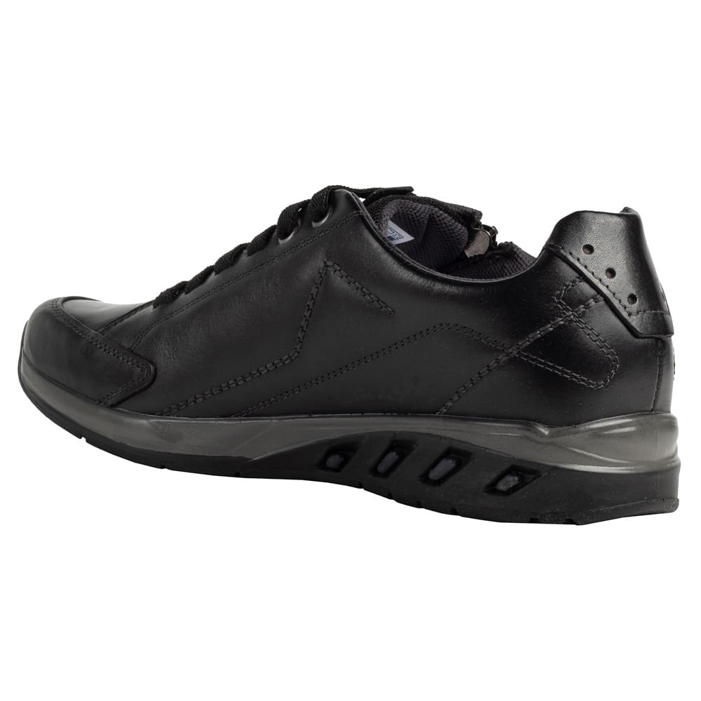 Sapatênis Masculino Pegada Casual Preto Preto 3