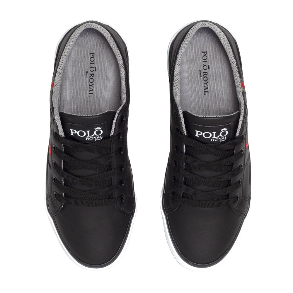 Tênis Masculino Polo Royal Roma Preto Preto 4