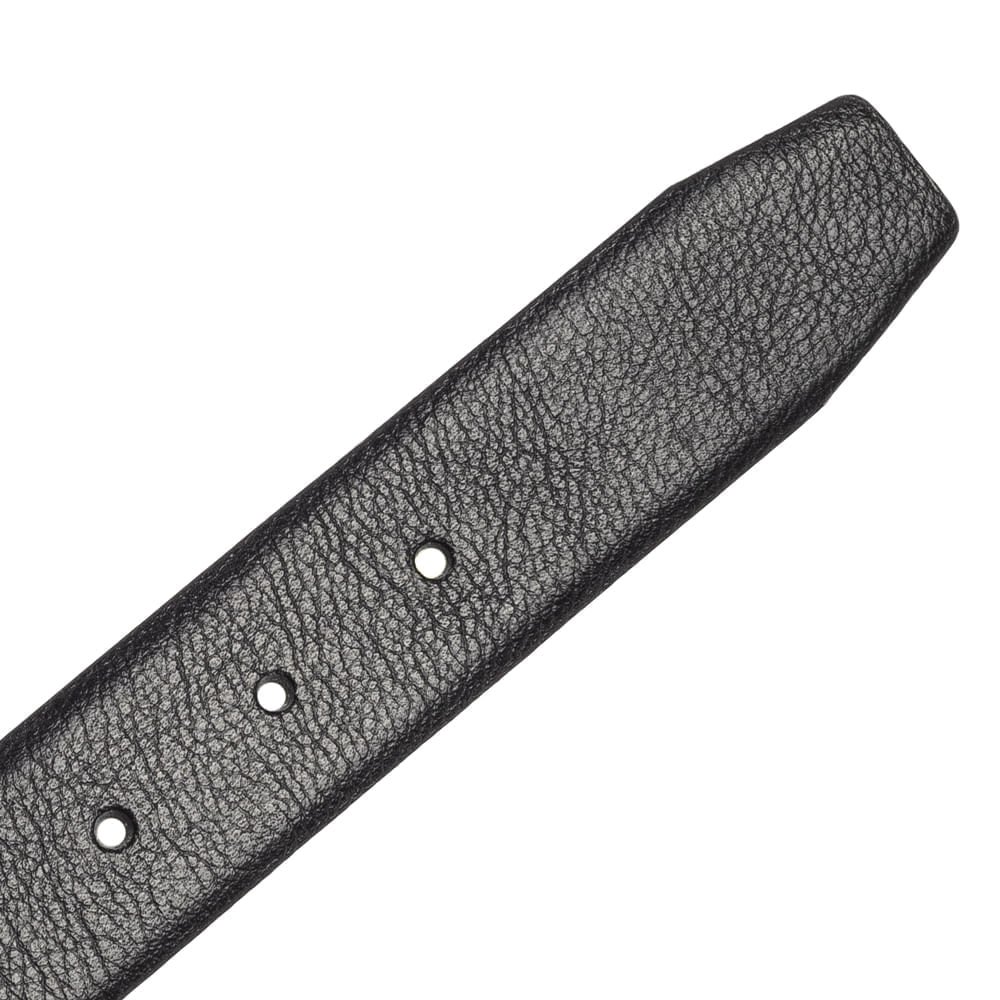 Cinto Masculino Fasolo de Couro Preto Preto 4