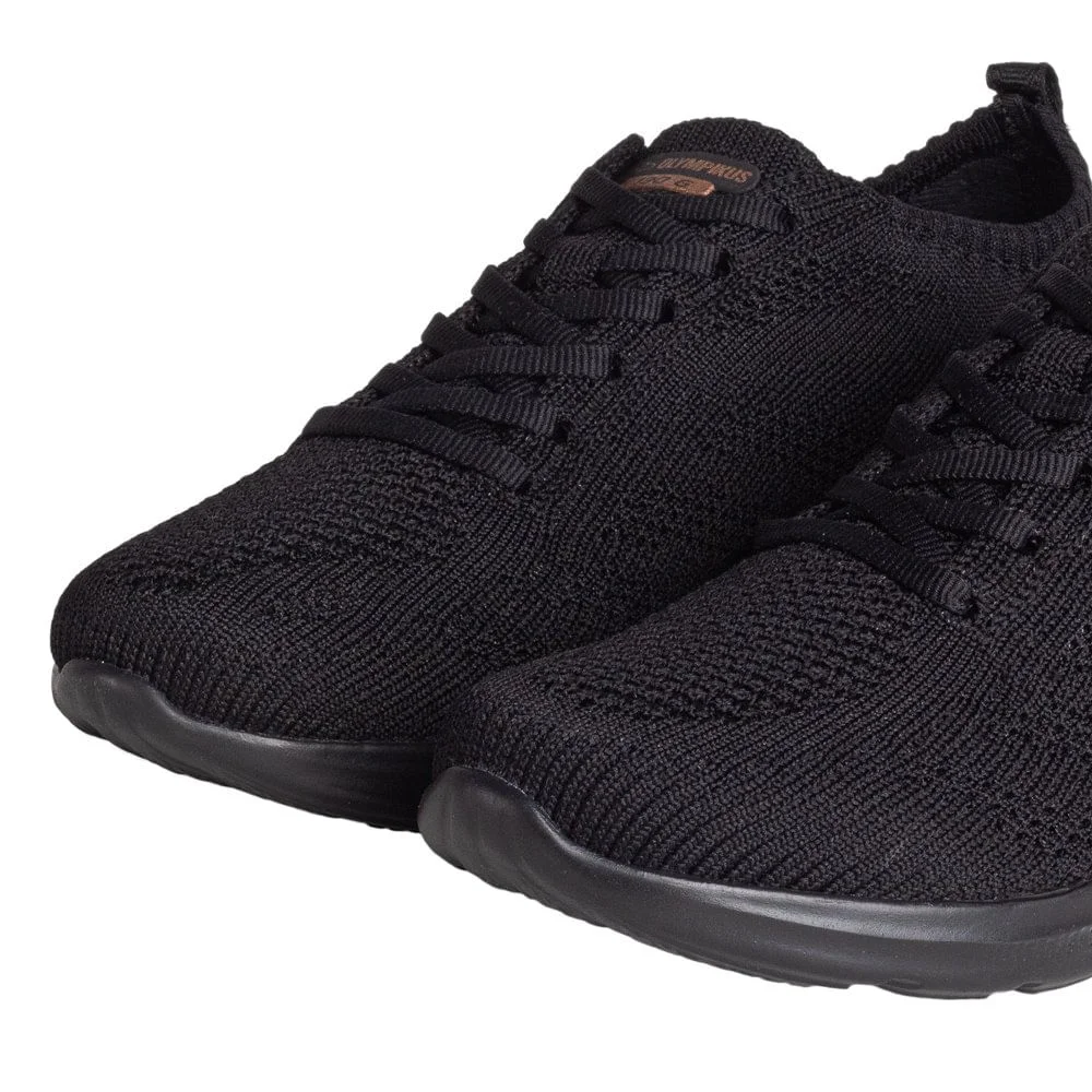 Tênis Feminino Olympikus Ultraleve Preto Preto 5