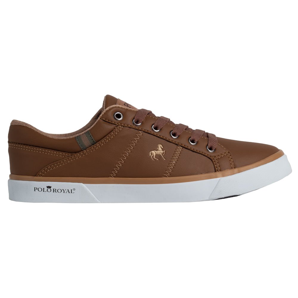 Tênis Masculino Polo Royal Roma Marrom