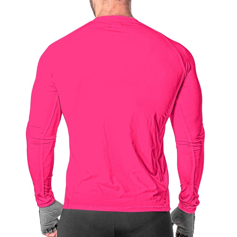 Camisa Térmica Poker Skin Basic 3 Rosa Rosa 2