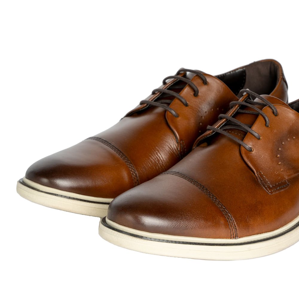 Sapato Masculino Democrata Metropolitan Bay Marrom Escuro Marrom 4