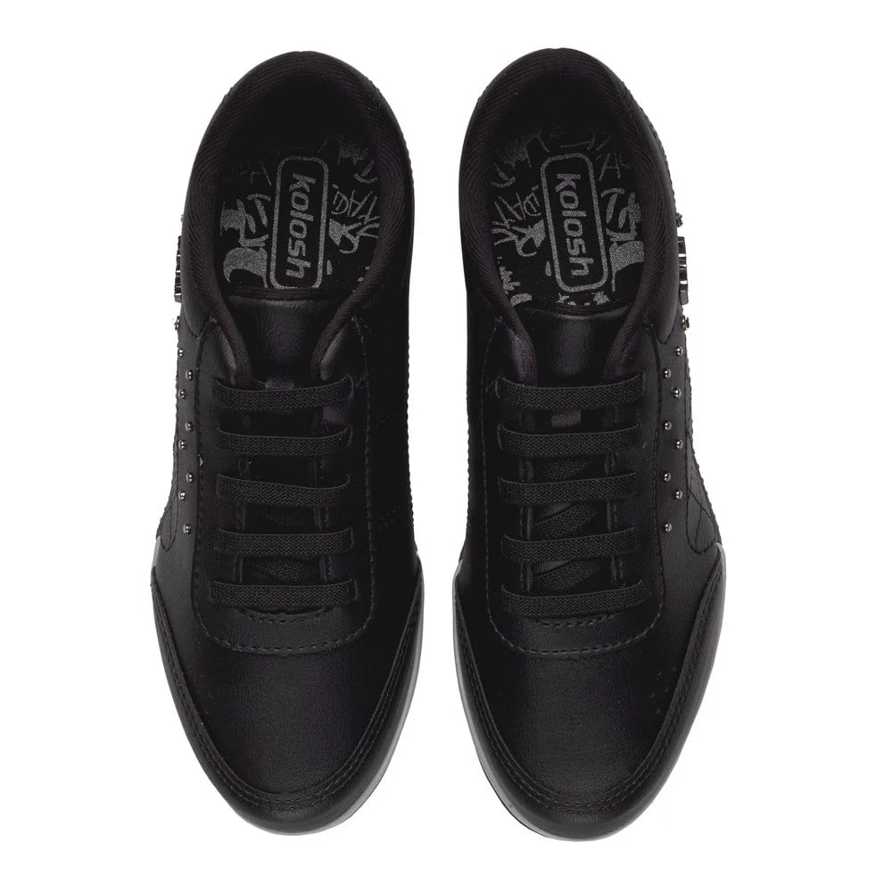 Tênis Feminino Kolosh Mali Preto Preto 4