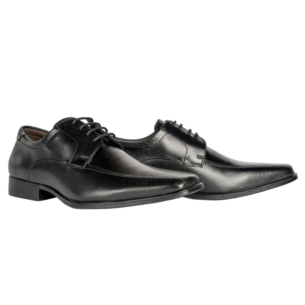 Sapato Masculino Democrata Metropolitan Preto Preto 1