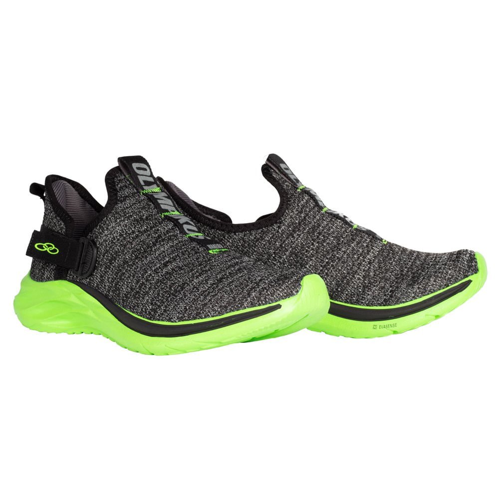 Tênis Infantil Olympikus Maneiro Kids Menino Preto/verde Preto 2