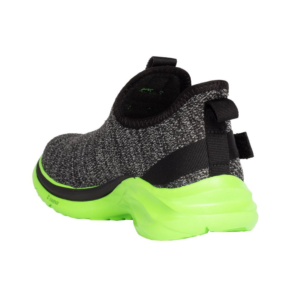 Tênis Infantil Olympikus Maneiro Kids Menino Preto/verde Preto 3