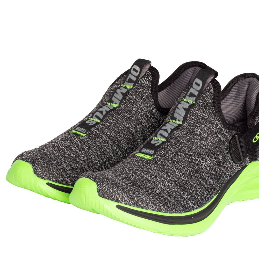 Tênis Infantil Olympikus Maneiro Kids Menino Preto/verde Preto 5