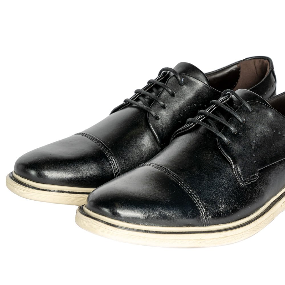 Sapato Masculino Democrata Metropolitan Bay Preto Preto 4