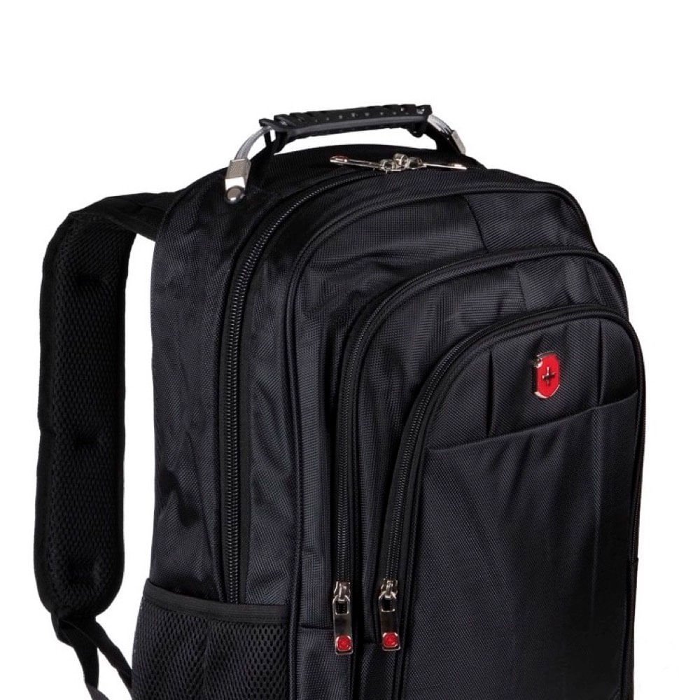 Mochila Executiva Swissland para Notebook Preto/vermelho Preto 4
