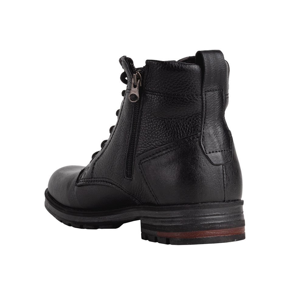 Coturno Masculino Pegada Nature Preto Preto 2