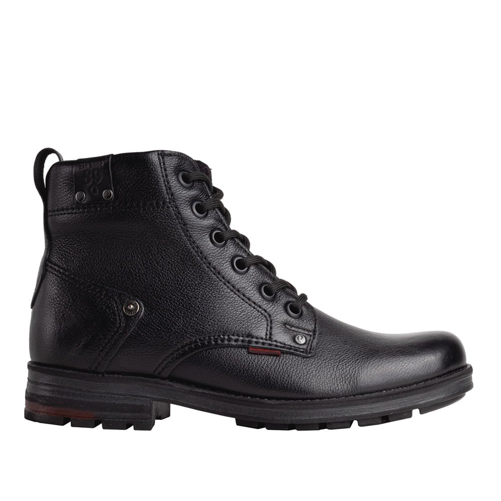 Coturno Masculino Pegada Nature Preto Preto 5