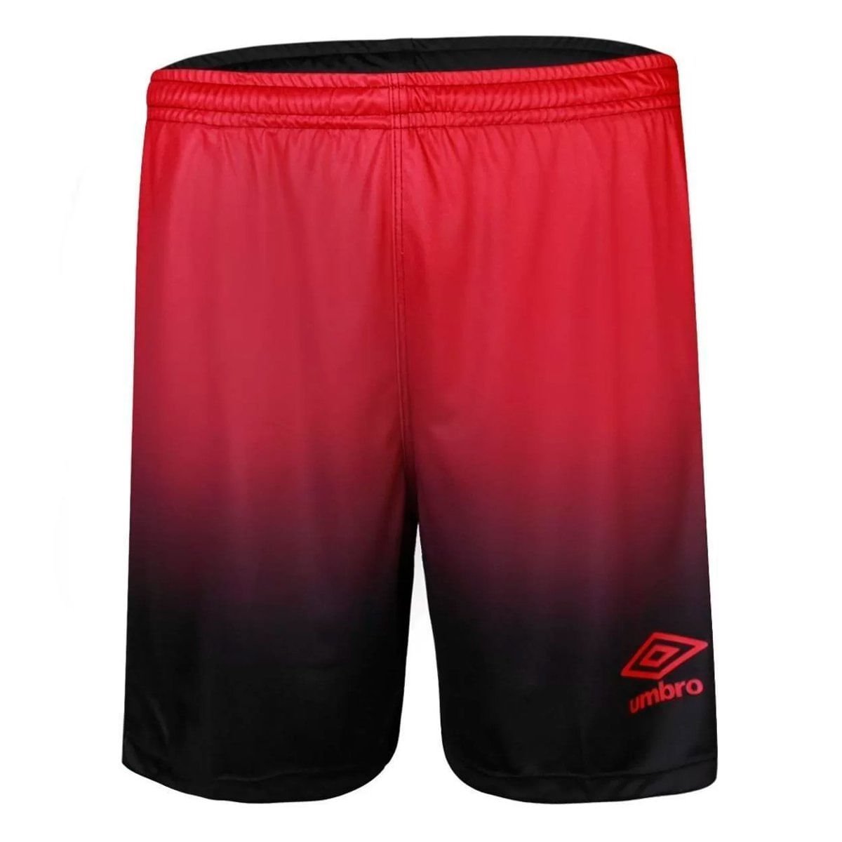 Calção Umbro Twr Degradê Masculino Preto/Vermelho