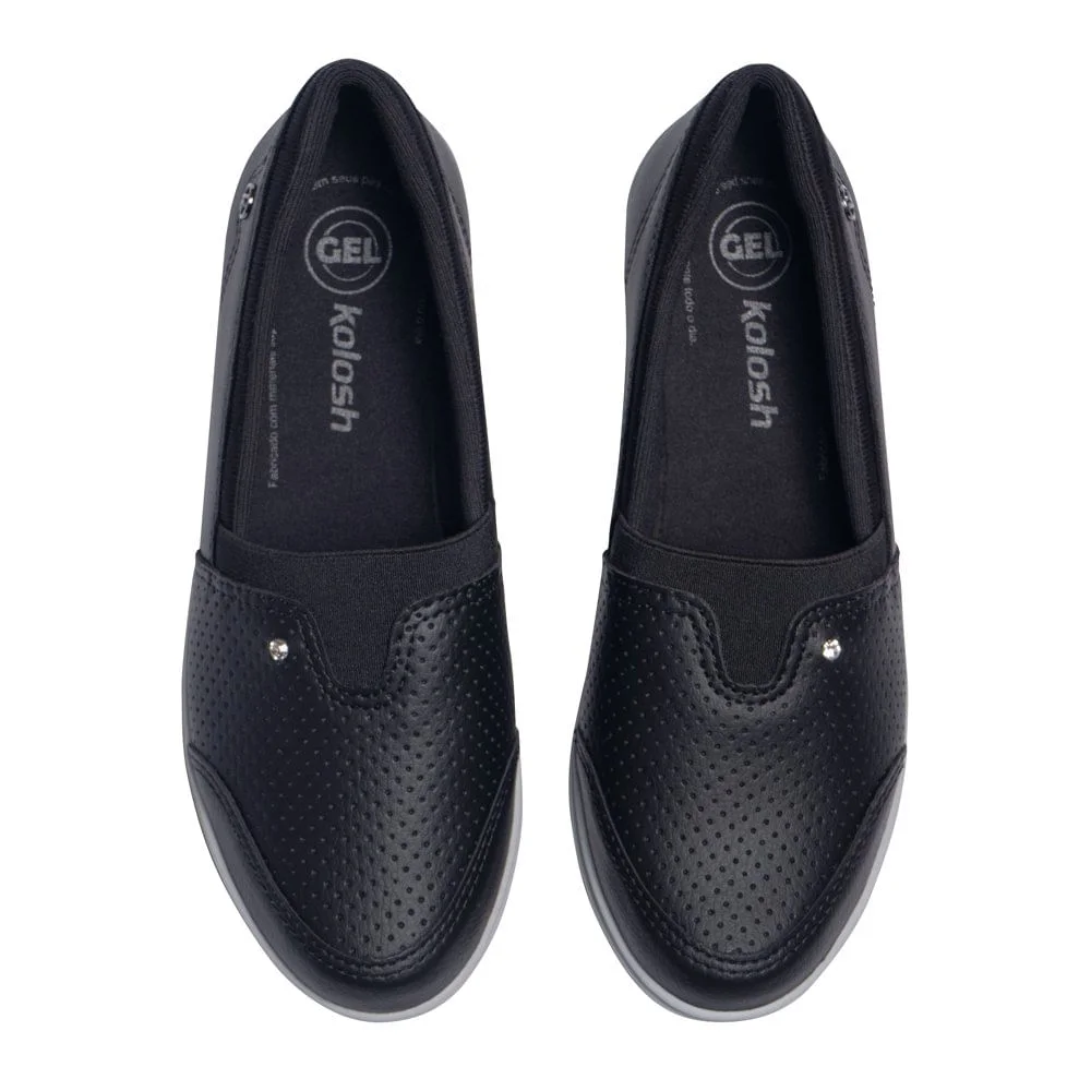 Tênis Kolosh Slip On Feminino Preto 3