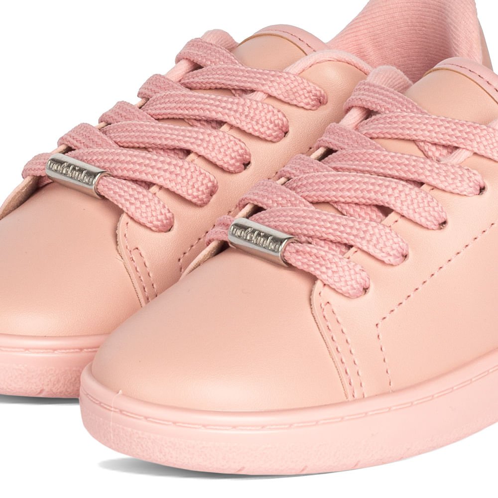 Tênis Infantil Molekinha Casual Rosa Rosa 3