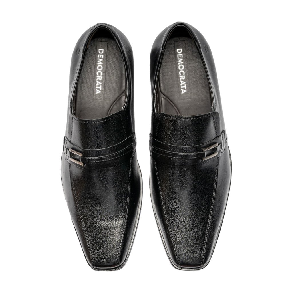 Sapato Masculino Democrata Metropolitan Prime Preto Preto 3