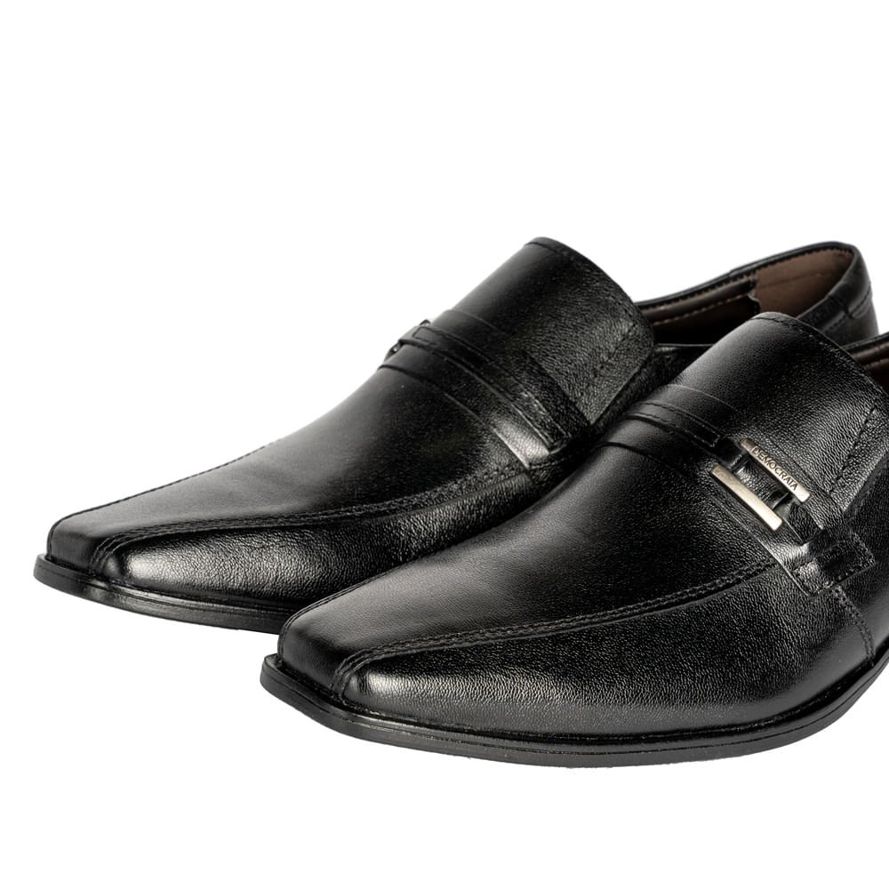 Sapato Masculino Democrata Metropolitan Prime Preto Preto 4