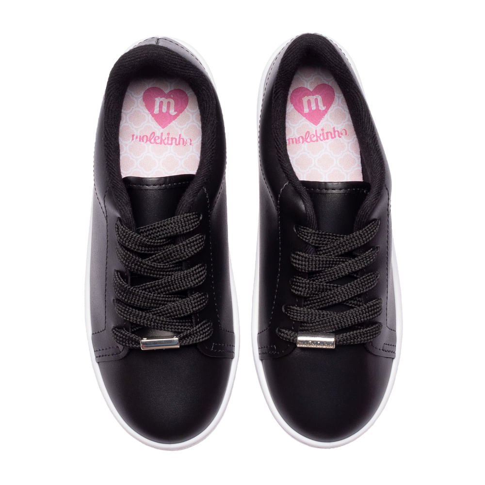 Tênis Infantil Molekinha Casual Preto Preto 3