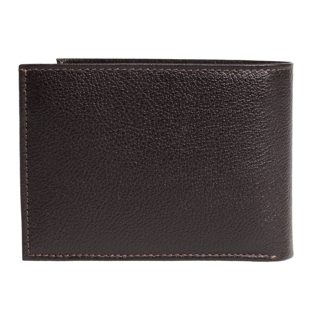 Carteira Masculina Fasolo em Couro Café Marrom 2