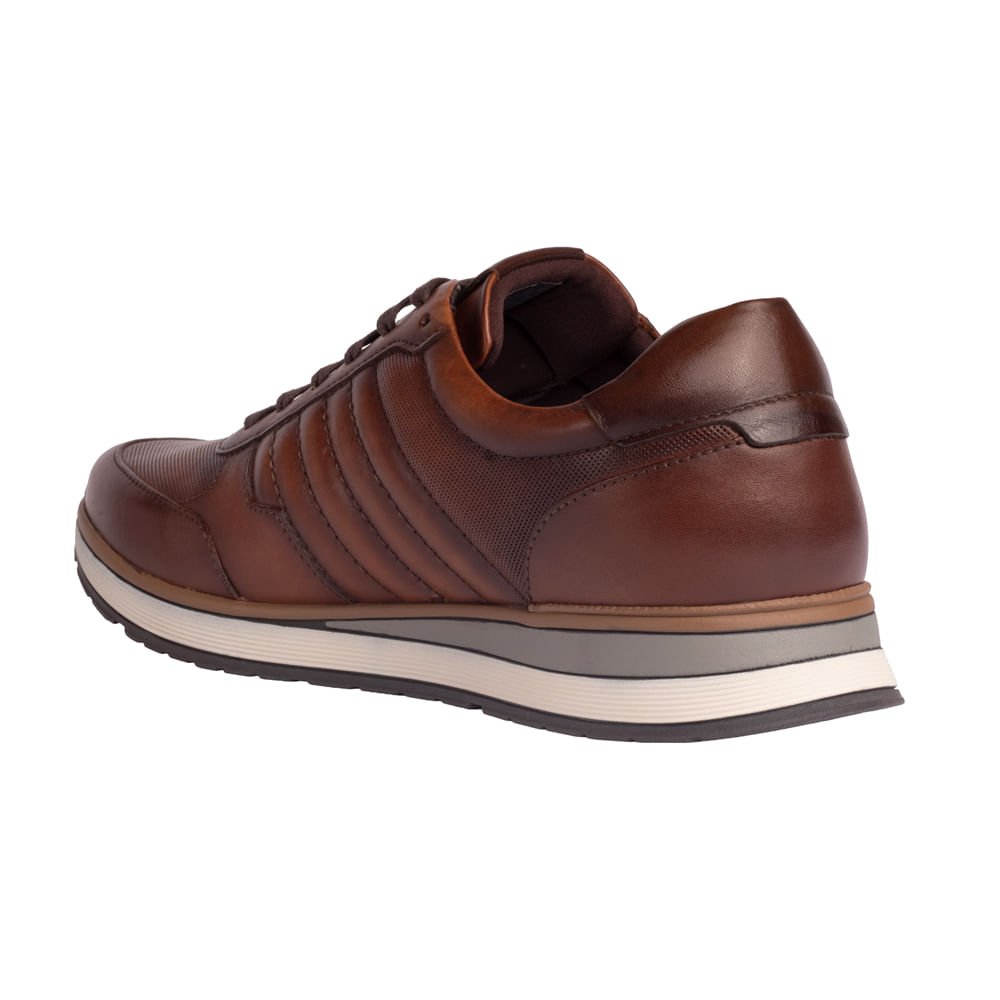 Sapatênis Masculino Democrata Denim Grow Hi-Soft Marrom Marrom 2