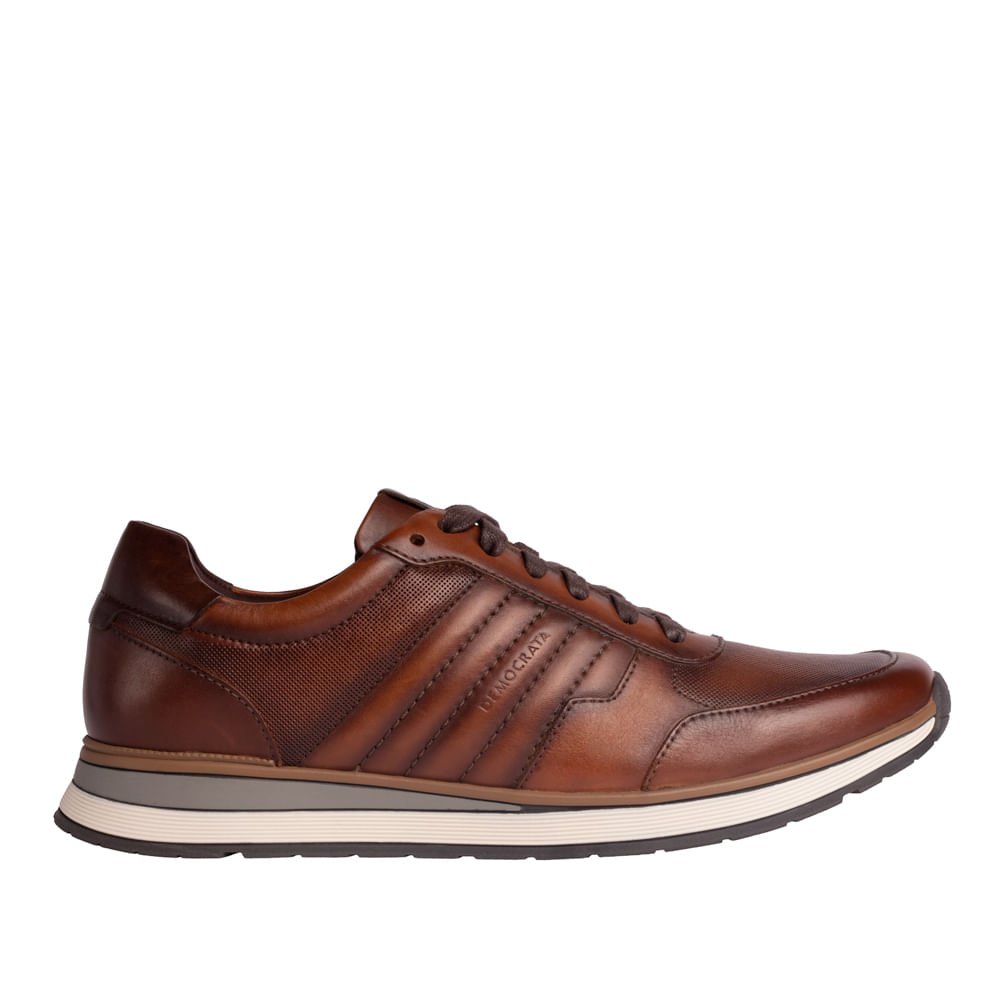 Sapatênis Masculino Democrata Denim Grow Hi-Soft Marrom Marrom 5