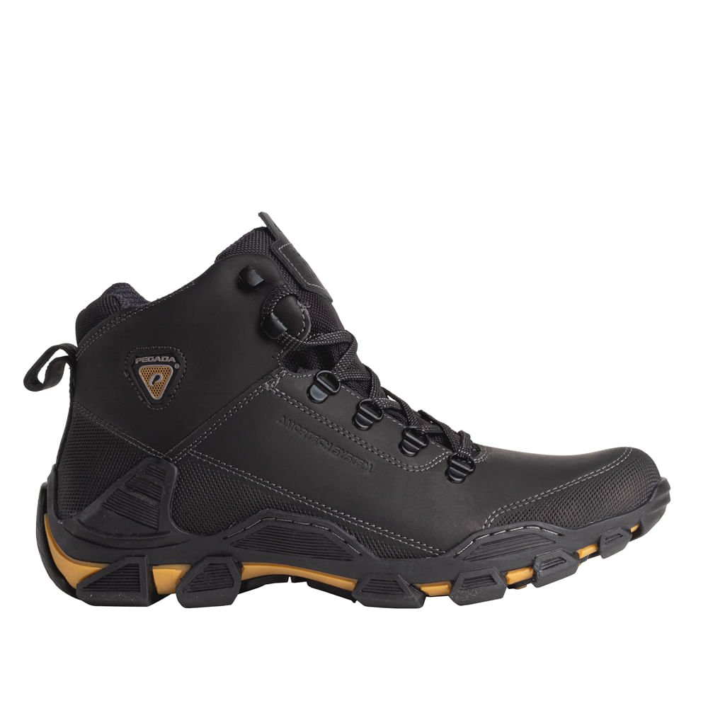 Bota Masculina Pegada Washed Preto Preto 5