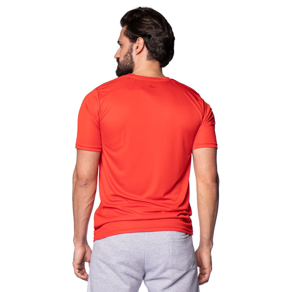 Camiseta Masculina Puma Jersey Active Vermelho/branco Multicores 2