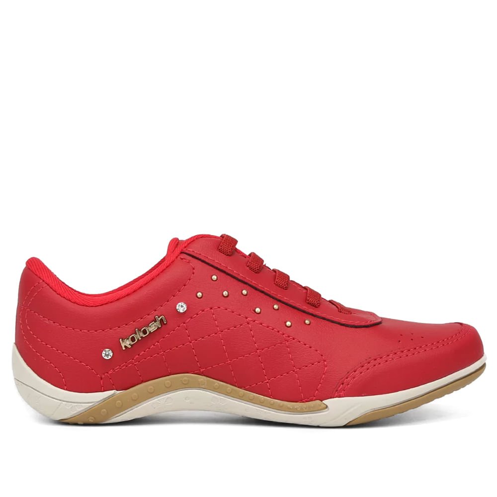 Tênis Feminino Kolosh Mali Vermelho