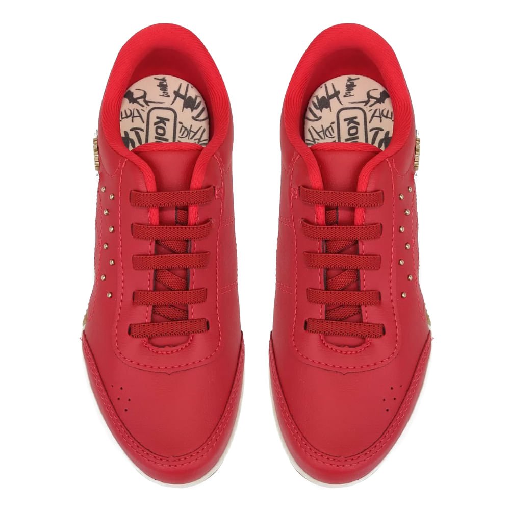 Tênis Feminino Kolosh Mali Vermelho Vermelho 4