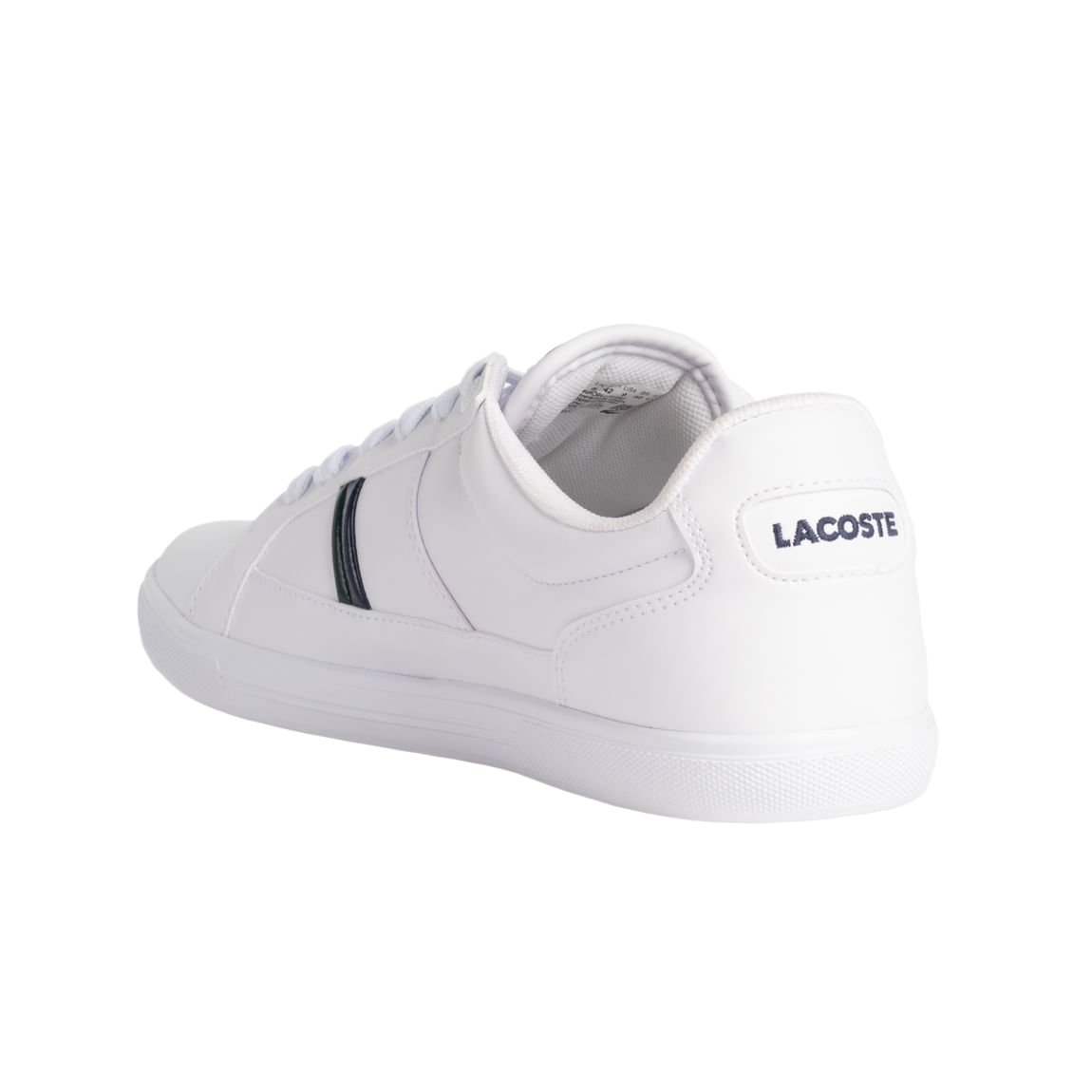 Tênis Masculino Lacoste Europa LCR BRZ Branco Branco 2
