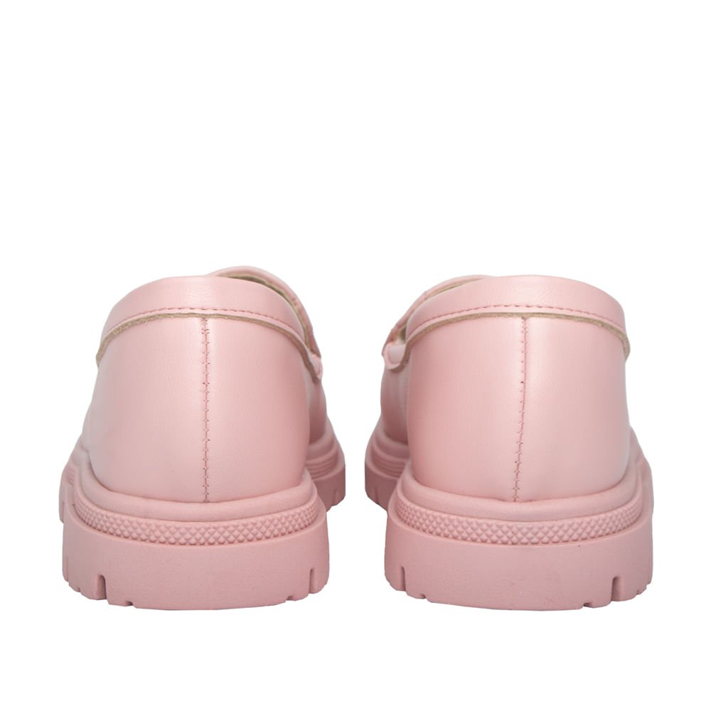 Mocassim Infantil Molekinha Matelassê Rosa Rosa 3