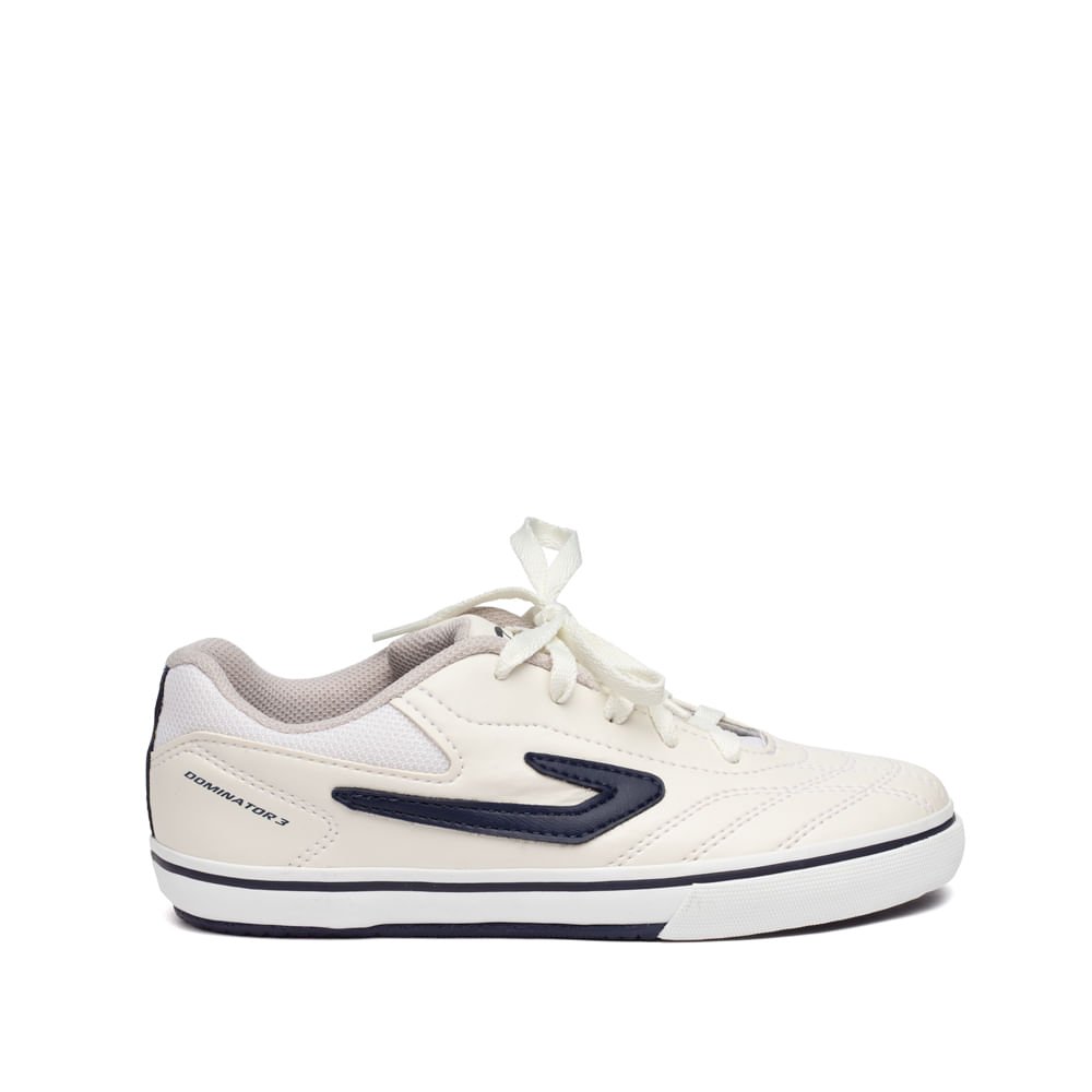 Chuteira Futsal Infantil Topper Dominator III JR Branco Branco 1
