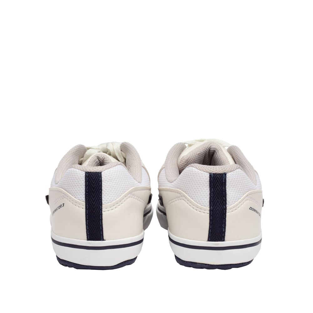 Chuteira Futsal Infantil Topper Dominator III JR Branco Branco 3