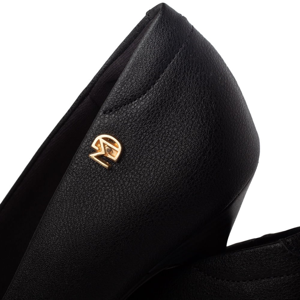 Scarpin Modare Napa Floather Preto Preto 5