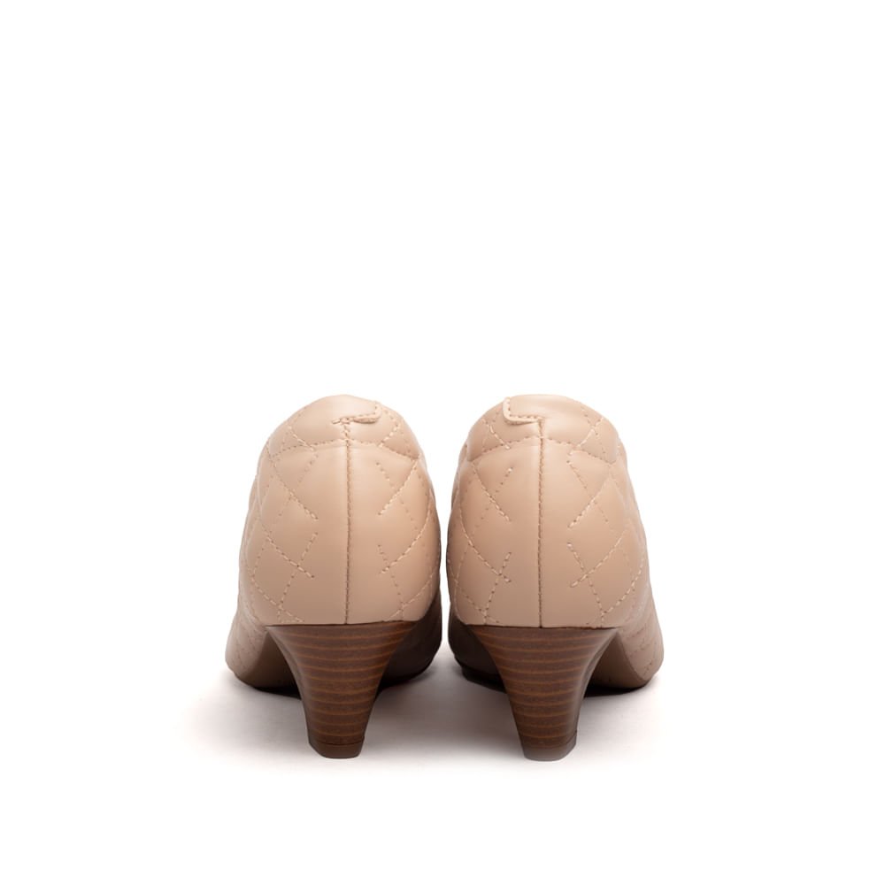 Sapato Feminino Modare Napa Pele Strech Bege Bege 3